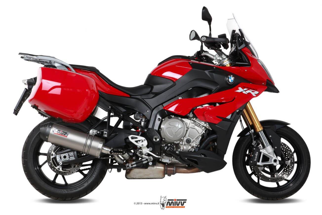 MIVV Oval Titanium Slip-On Exhaust '15-'19 BMW S 1000 XR
