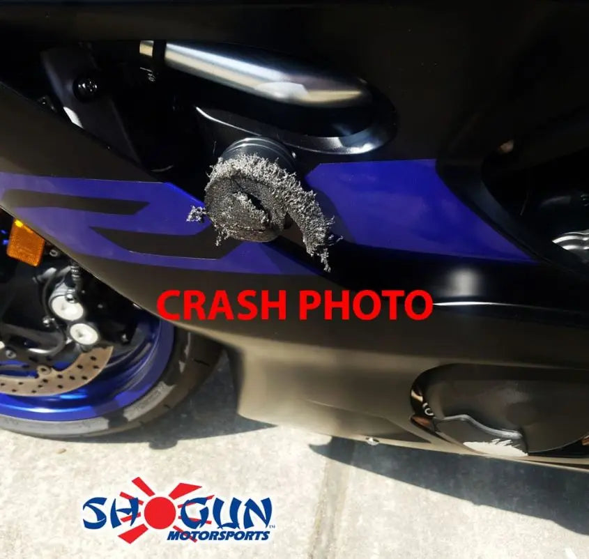 Shogun No-Cut Black Complete Slider Kit 17-25 Yamaha YZF R6 & GYTR Version