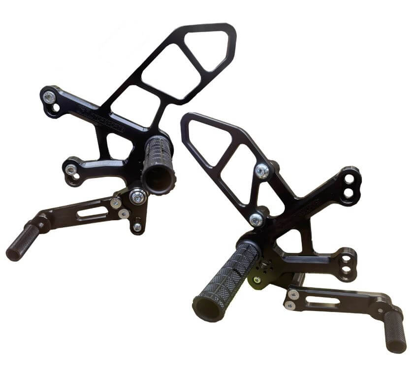 Buy Woodcraft Adjustable Rearset '23- Kawasaki ZX-4R/RR