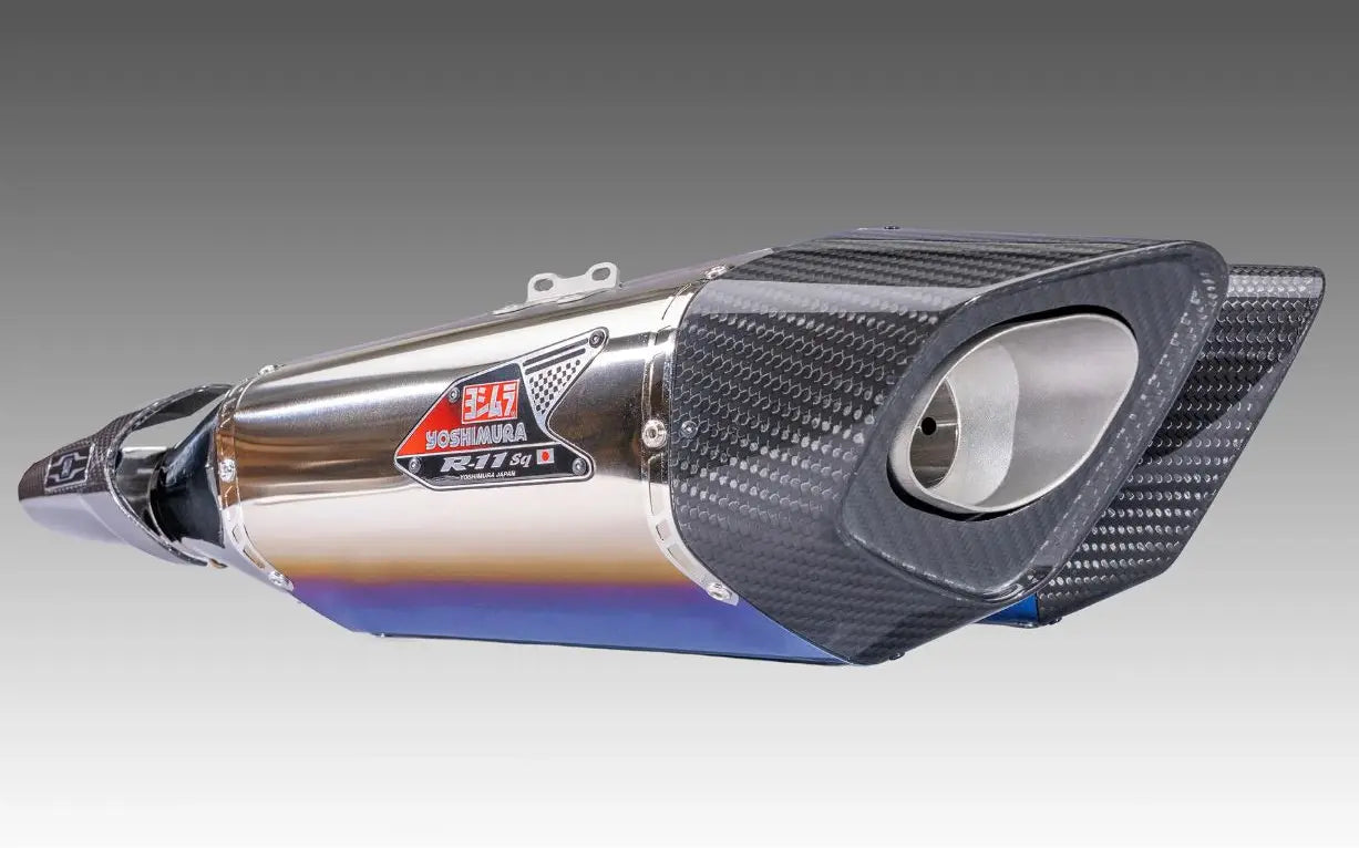 Yoshimura Race R-11SQ-R Dual Stainless Slip-On Exhaust 21-25 Suzuki Hayabusa