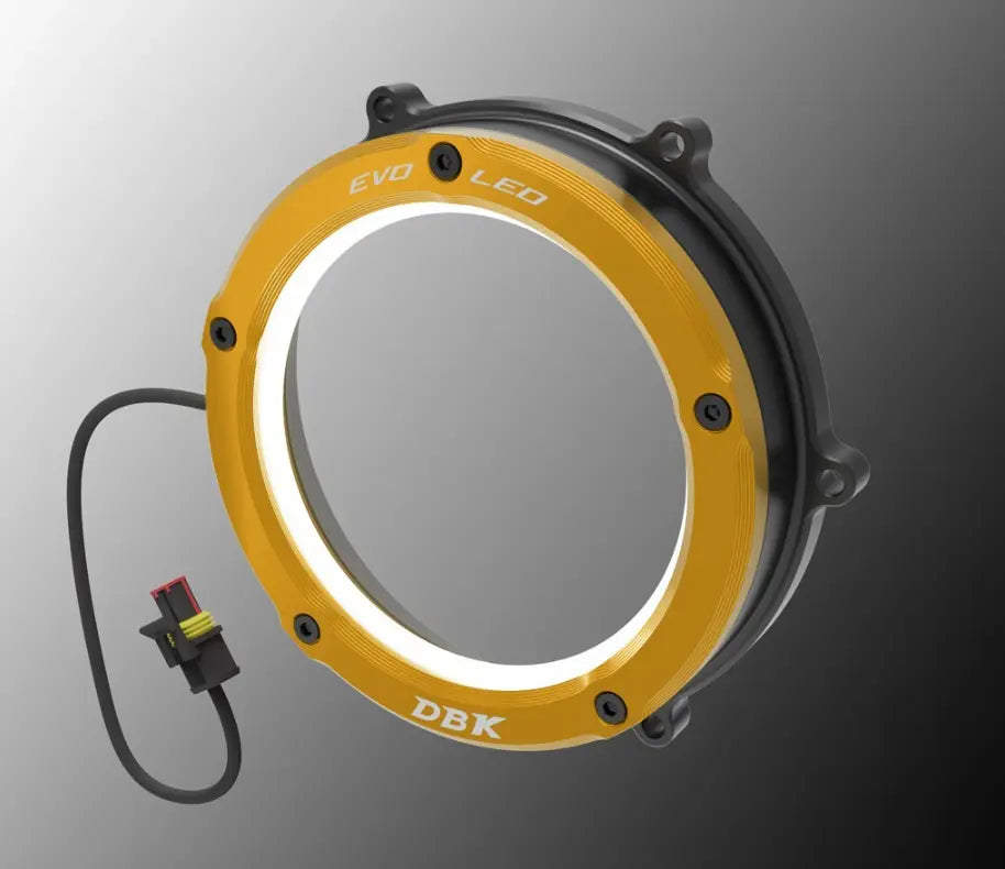 DBK Special Parts CCV4L01 EVO LED Clutch Cover for Selected Ducati Models