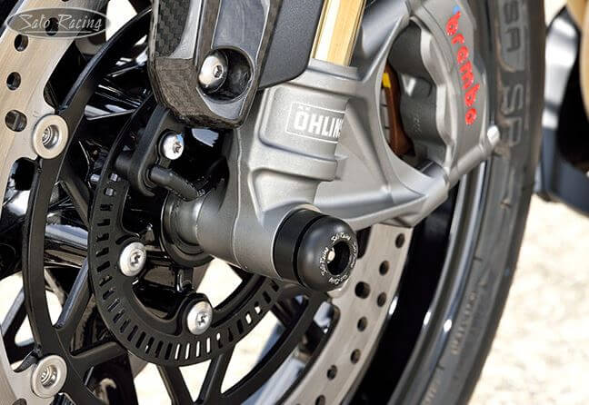 Sato Racing Front Axle Sliders '18-'23 Triumph Speed Triple/RR/RS