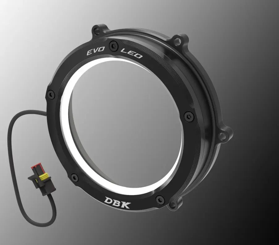 DBK Special Parts CCV4L01 EVO LED Clutch Cover for Selected Ducati Models
