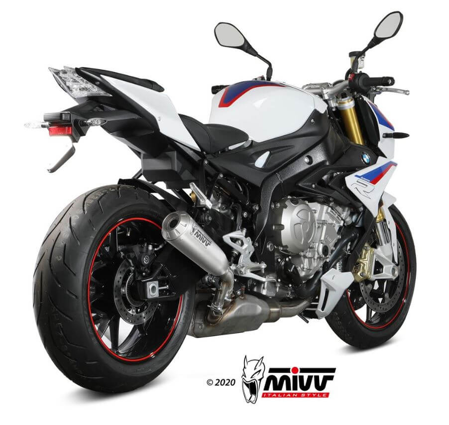 MIVV X-M1 Titanium Slip-On Exhaust '17-'20 BMW S 1000 R