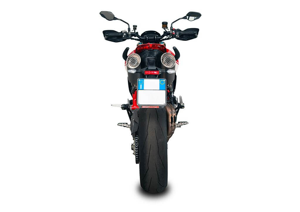 Spark Double Grid-O Titanium Slip-On Exhaust '19-'23 Ducati Hypermotard 950