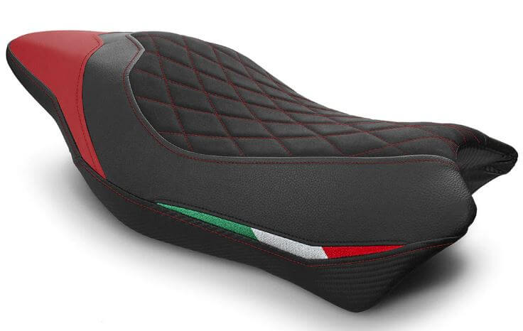 LuiMoto Diamond Comfort Rider Seat Cover '17-'21 Ducati Monster 821/1200