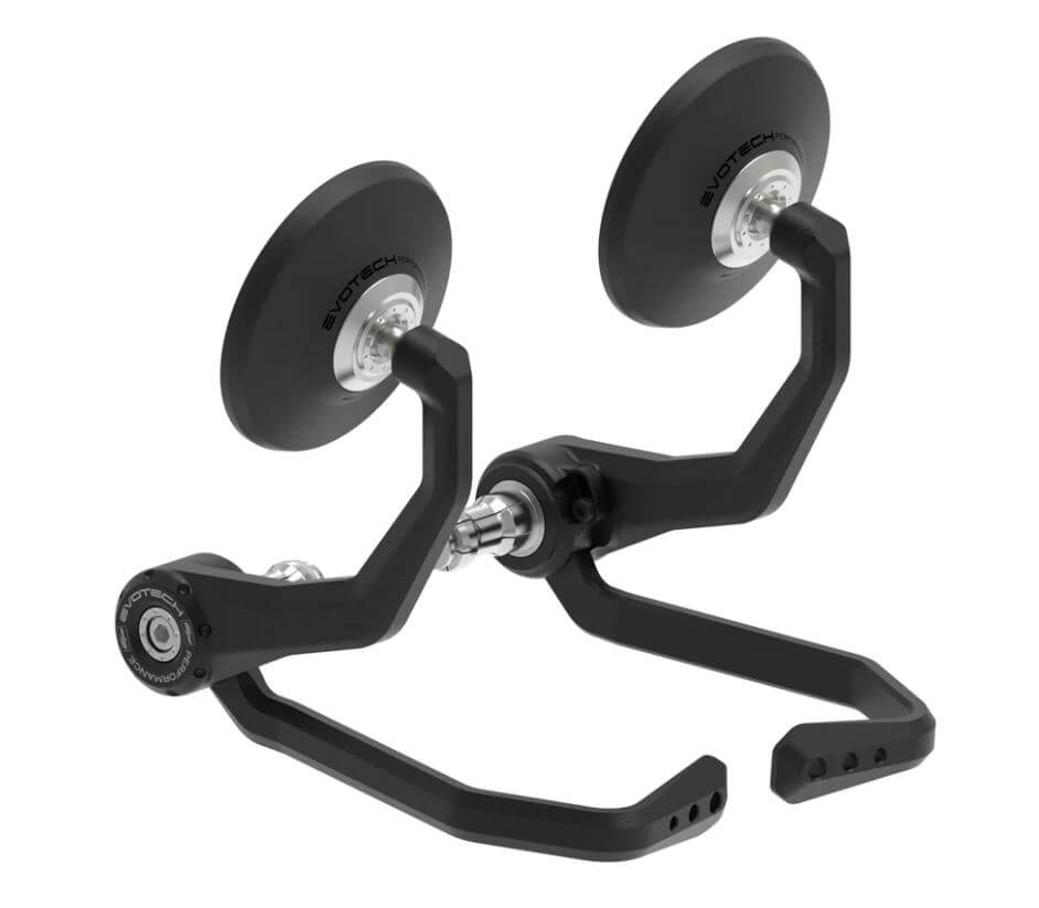 Evotech Performance Bar End Mirrors & Lever Guards '13-'20 Ducati Monster 821