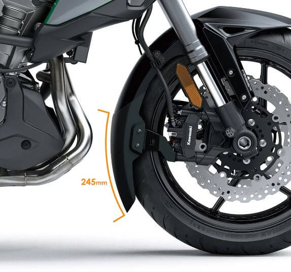 Pyramid Extenda Fenda EXTRA '19-'23 Kawasaki Versys 1000 | Matte Black