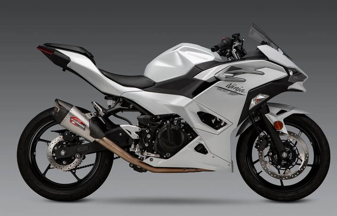 Yoshimura Race AT2 Stainless Full Exhaust 2024- Kawasaki Ninja 500/Z50