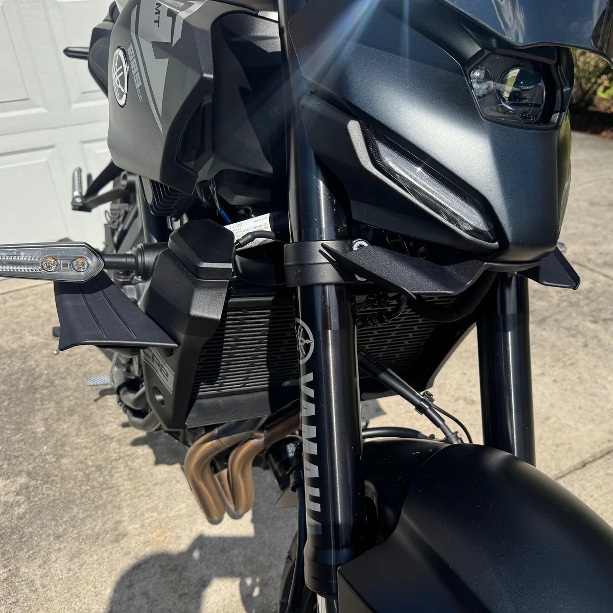 Pyramid Frontal Wing 25-26 Yamaha MT-07 | Matte Black