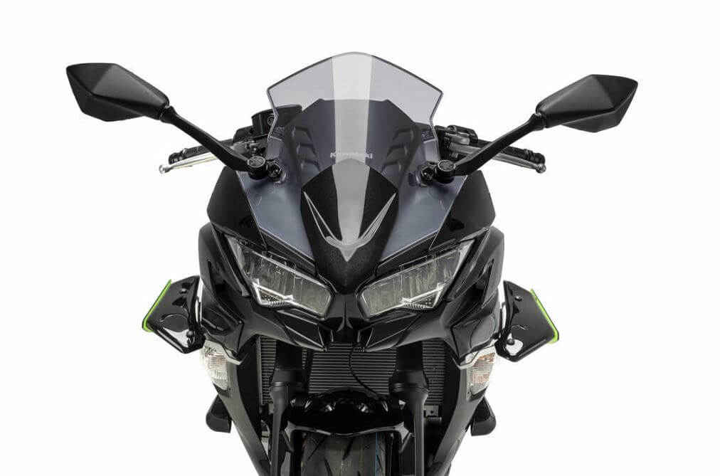 a プーチ Puig サイドダウンフォーススポイラー ブラック NINJA650