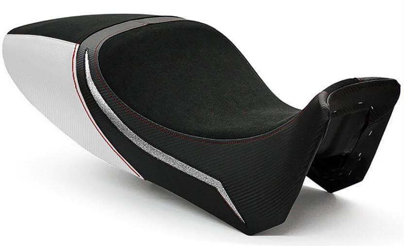 LuiMoto Team Italia Suede Touring Rider Seat Cover '11-'14 Ducati Diavel