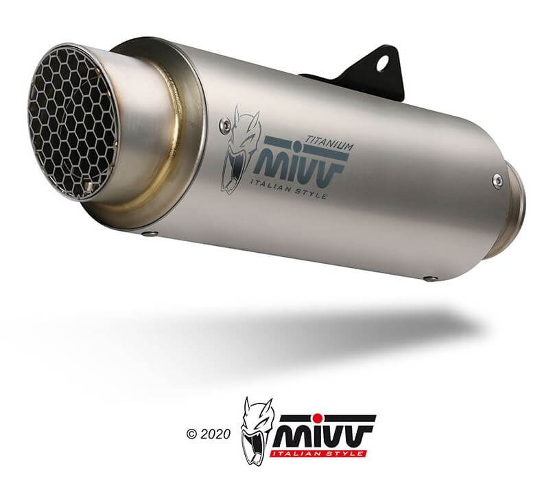 MIVV GP Pro Titanium Slip-On Exhaust '18-'20 Ducati Monster 821