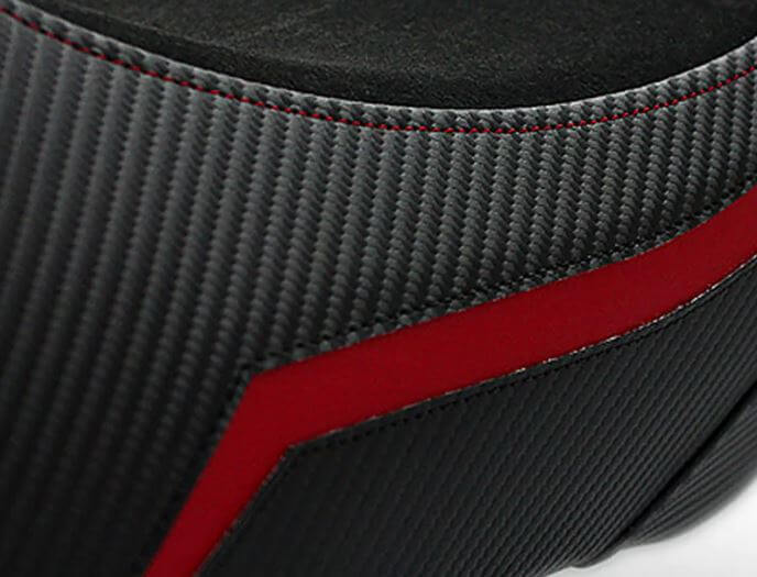 LuiMoto Team Italia Suede Touring Rider Seat Cover '11-'14 Ducati Diavel