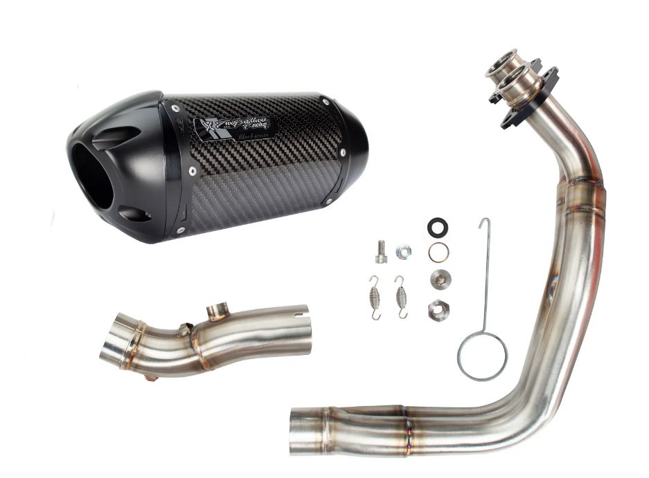 Two Brothers フルエキ マフラー S1R-B MT-07 Two Brothers S1R Full Exhaust '22 Yamaha R7 / MT-07