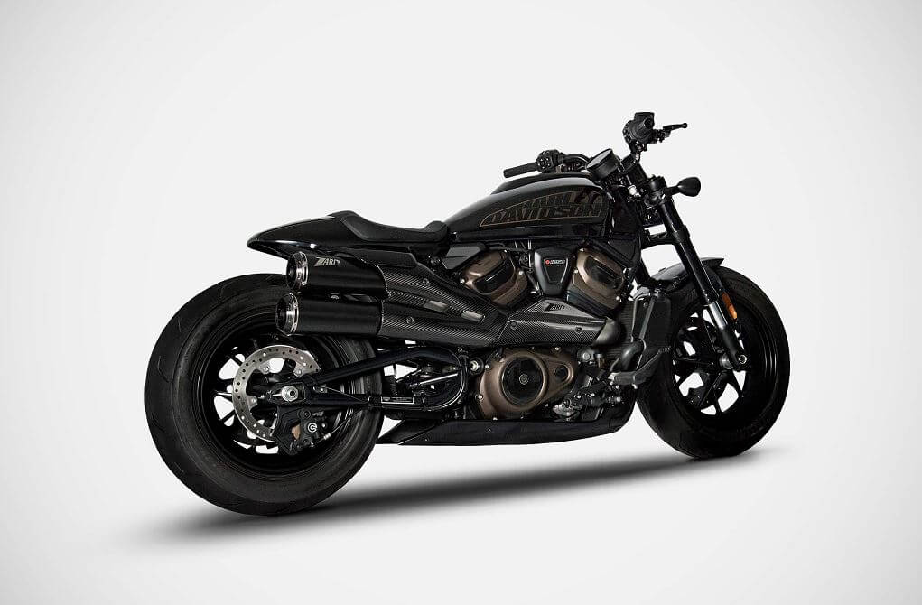 Zard Top Gun Slip-On Exhaust '21-'23 Harley Davidson Sportster S 1250