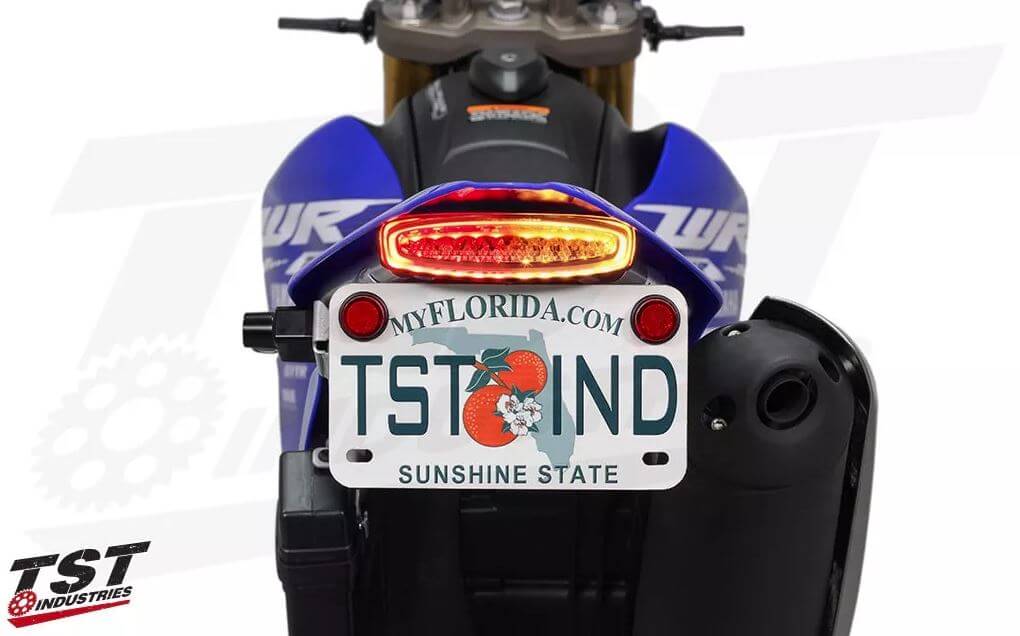 TST Integrated Tail Light + Fender Eliminator '08-'20 Yamaha WR250R/X/RB