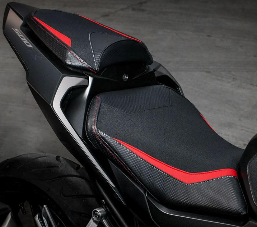 LuiMoto Styline Passenger Seat Cover '16-'23 Honda CBR500R/CB500F