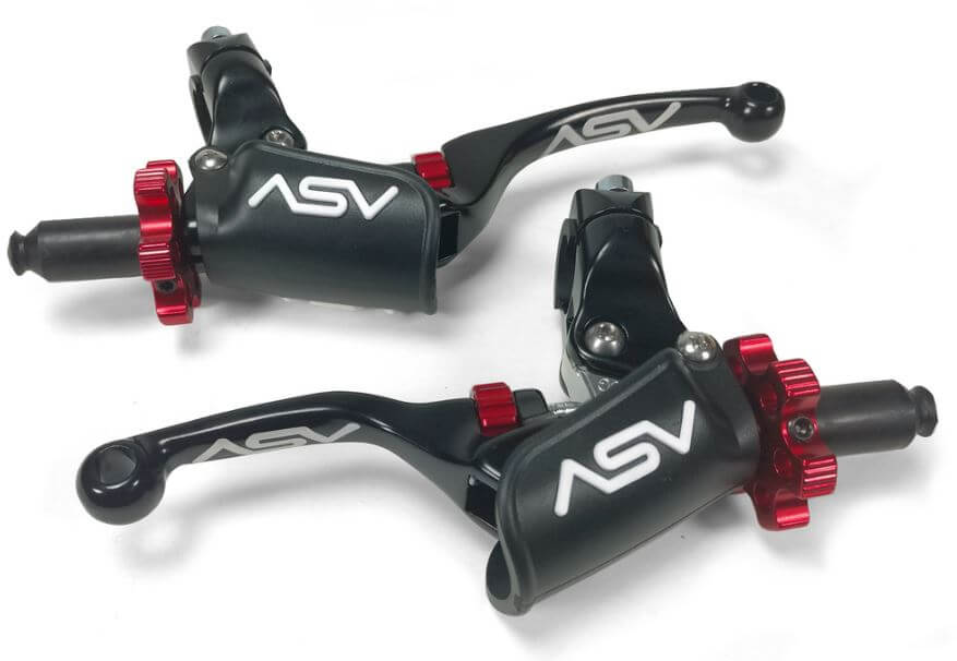 ASV F4 Pro Off-Road Brake & Clutch Levers '21-'24 Kawasaki KLX 110R / L