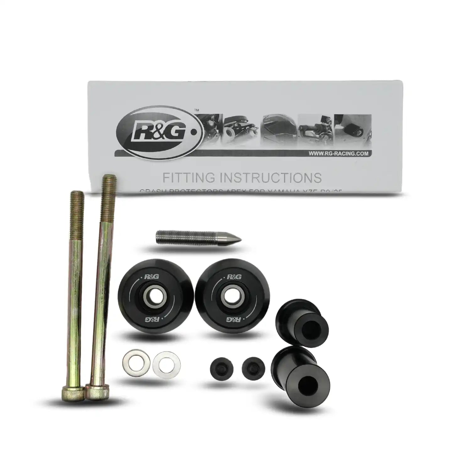 R&G Racing APEX Crash Protectors 25-26 Yamaha R9 | Drill Kit