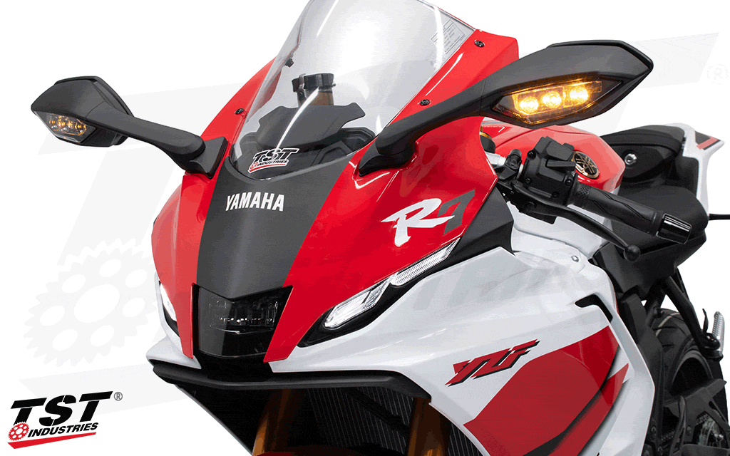 TST Industries DRL To Turn Signal Harness Coverter 2026 Yamaha R7