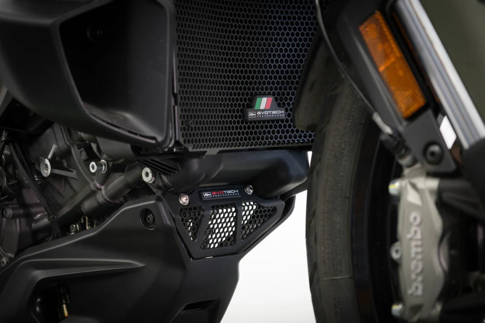 Evotech Performance Radiator, Mid Engine Guard Set 25-26 Ducati Multistrada V2/S