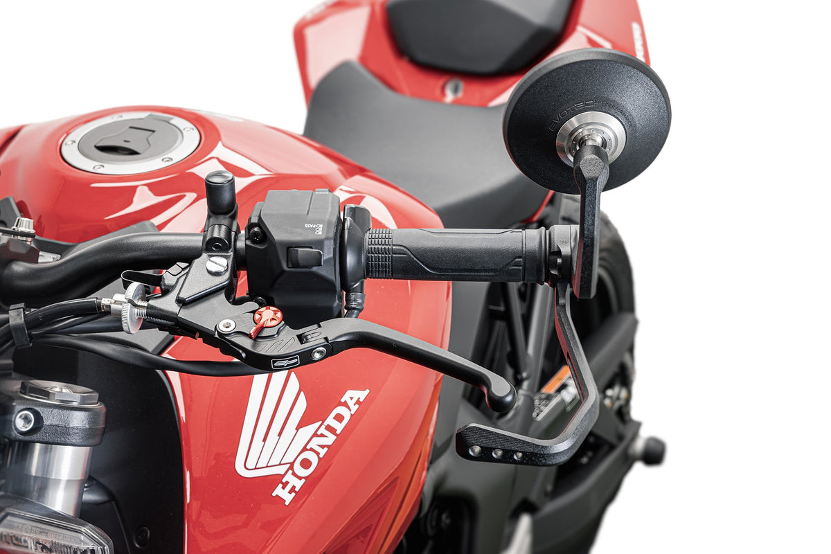 Evotech Performance Bar End Mirrors / Brake and Clutch Protector Kit (Retro) 2026 Honda CB1000F