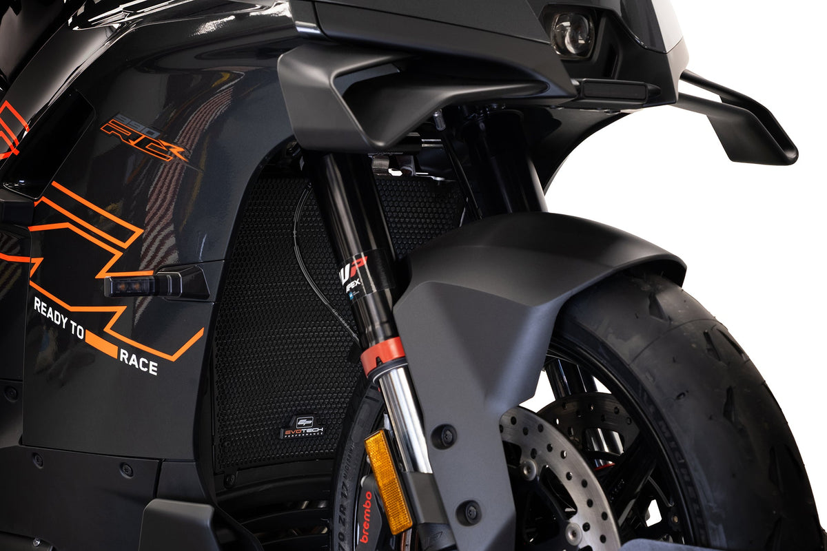 Evotech Performance Radiator Guard (Black) 2026 KTM 990 RC R