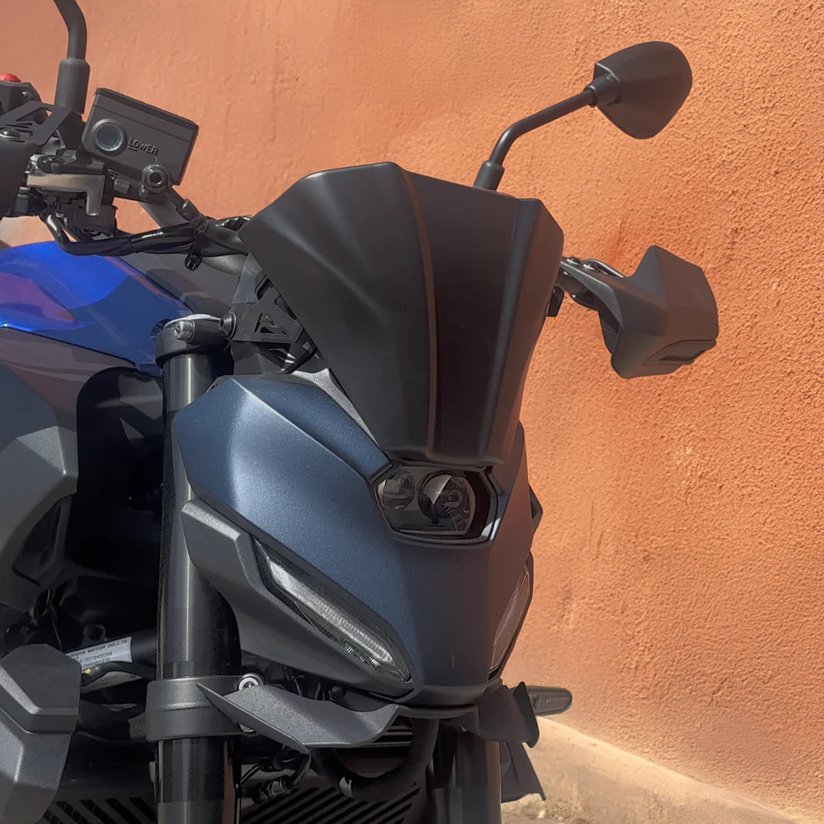 Pyramid Fly Screen 25-26 Yamaha MT-07 | Matte Black