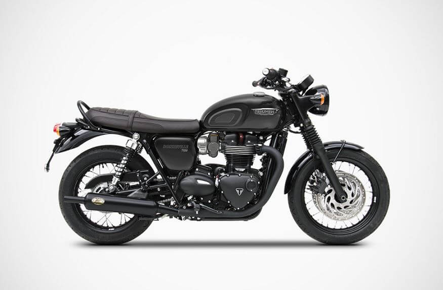ZARD Bottle Racing Slip-On Exhaust 16-20 Triumph Bonneville T120/T100