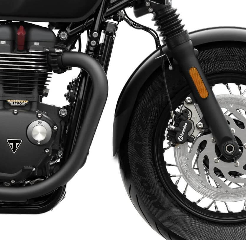Pyramid Extenda Fenda '17-'23 Triumph Bonneville Bobber | Matte Black