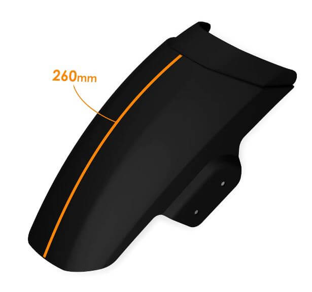 Pyramid Extenda Fenda EXTRA '15-'18 BMW R 1200 R | Matte Black