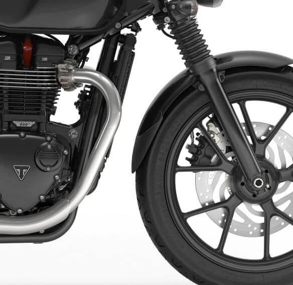 Pyramid Extenda Fenda '16-'23 Triumph Street Twin/Street Cup, '23- Speed Twin 900 | Matte Black