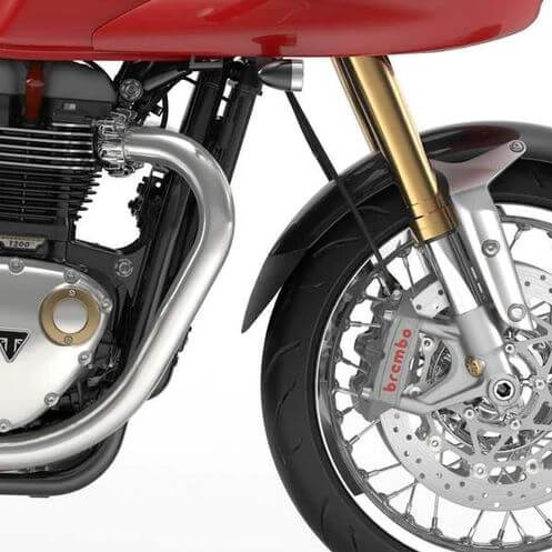 Pyramid Extenda Fenda '16-'23 Triumph Thruxton 1200 R | Matte Black