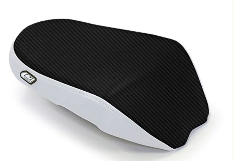 LuiMoto Sport TYPE II Seat Covers '09-'16 Suzuki GSXR 1000 - CF Black/CF Pearl