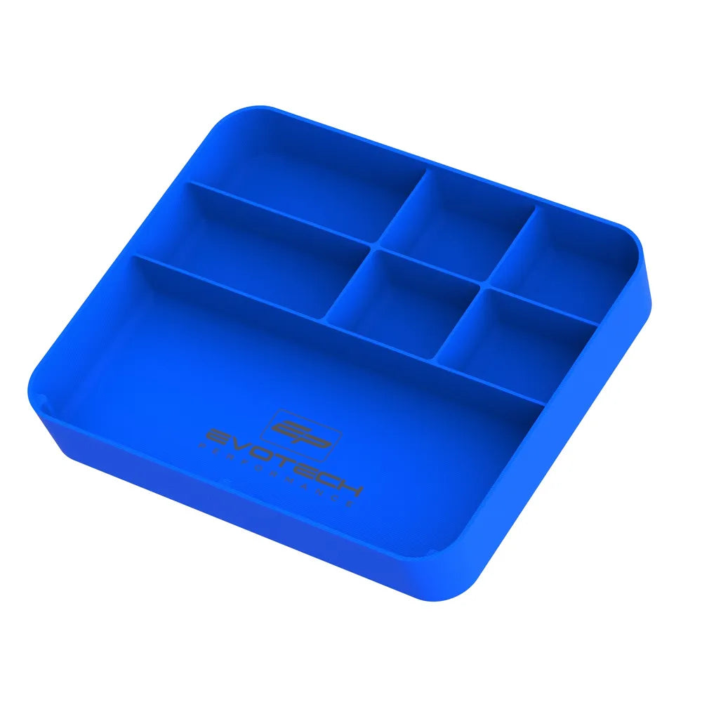 Evotech Performance Motorcycle Blue Part Tray