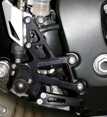 Woodcraft Complete Rearset for '08-'16 Honda CBR1000RR