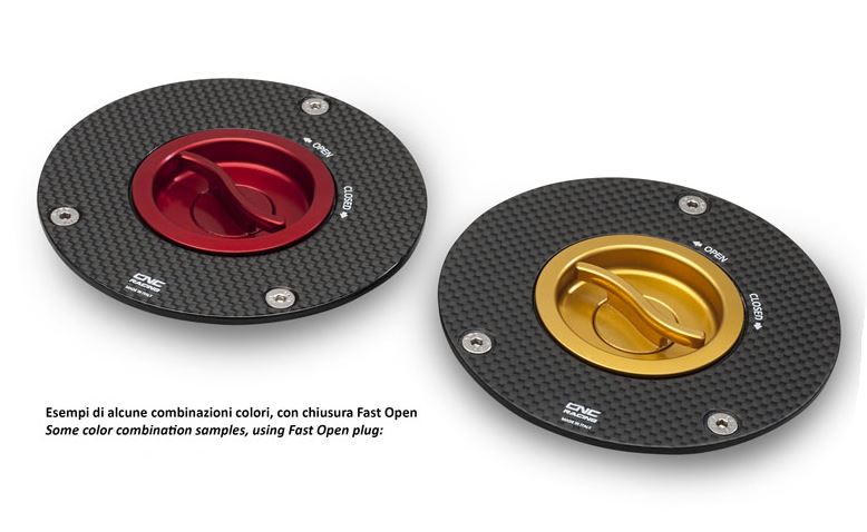CNC Racing Carbon Fiber Fuel Tank Cap Flange - motostarz.com