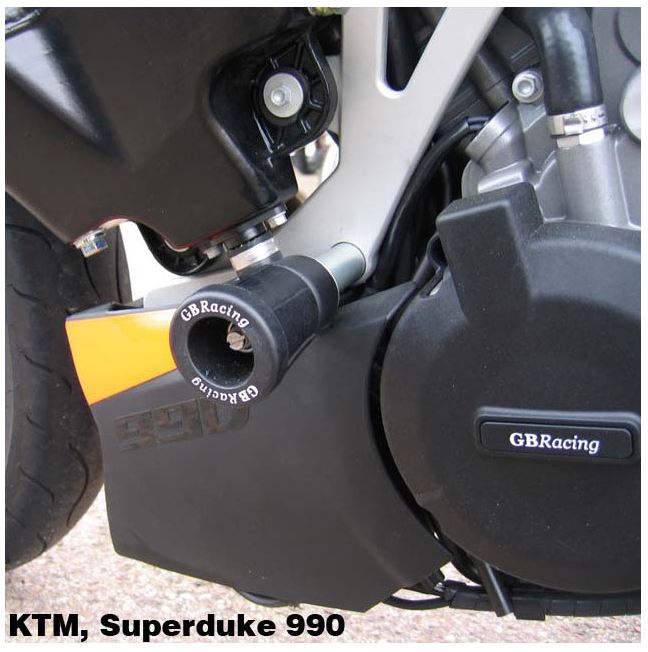 GB Racing Lower Frame Sliders 05-14 KTM 990 Superduke/R