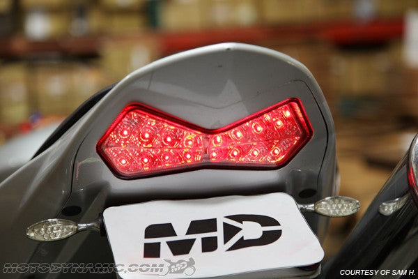 Motodynamic Sequential LED Tail Light for 2003-2006 Kawasaki Z1000, 2003-2004 ZX-6R / ZX6RR