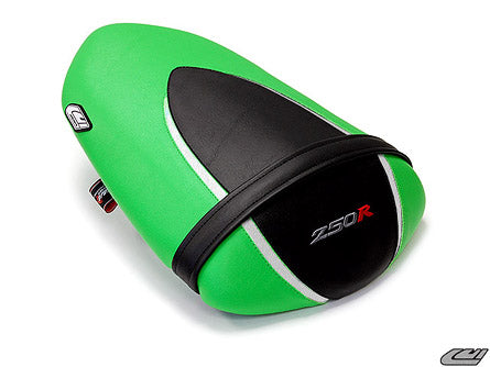 LuiMoto Sport Seat Covers '08-'12 Kawasaki Ninja 250R - Green - Motostarz USA