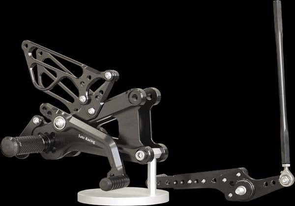 Sato Racing Adjustable Rearsets for Yamaha YZF R6 - 2006, 2007