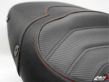 CF Black w/Orange Stitching