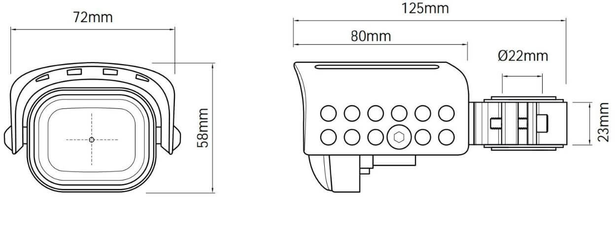Hepco & Becker LED Flooter Auxiliary Light Kit All Models