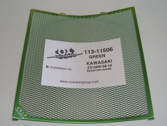 Cox Racing Radiator Guard for '08-'10 Kawasaki ZX-10R