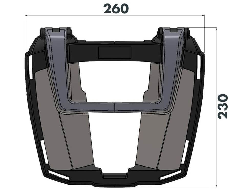 Hepco & Becker Rear Easyrack for '19-'20 Honda CRF1100L Africa Twin