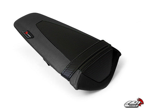 LuiMoto Sport Seat Covers '11-'15 Kawasaki ZX10R - Black/Red - Motostarz USA