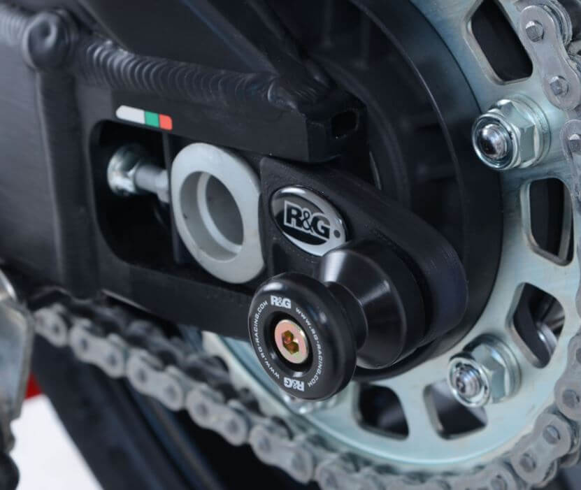 R&G Offset Cotton Reel Swingarm Spools Honda '17- CBR1000RR/SP/SP2, '20- CBR1000RR-R Fireblade/SP