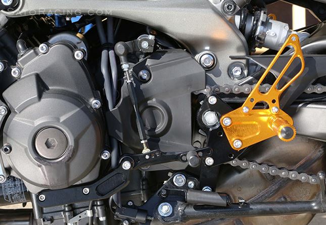 Sato Racing Adjustable Rearsets 14-20 Yamaha FZ09/MT09/XSR900