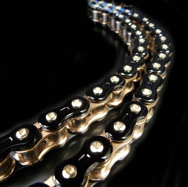 EK ThreeD (3D) 520Z Supersport Chain - Black/Gold